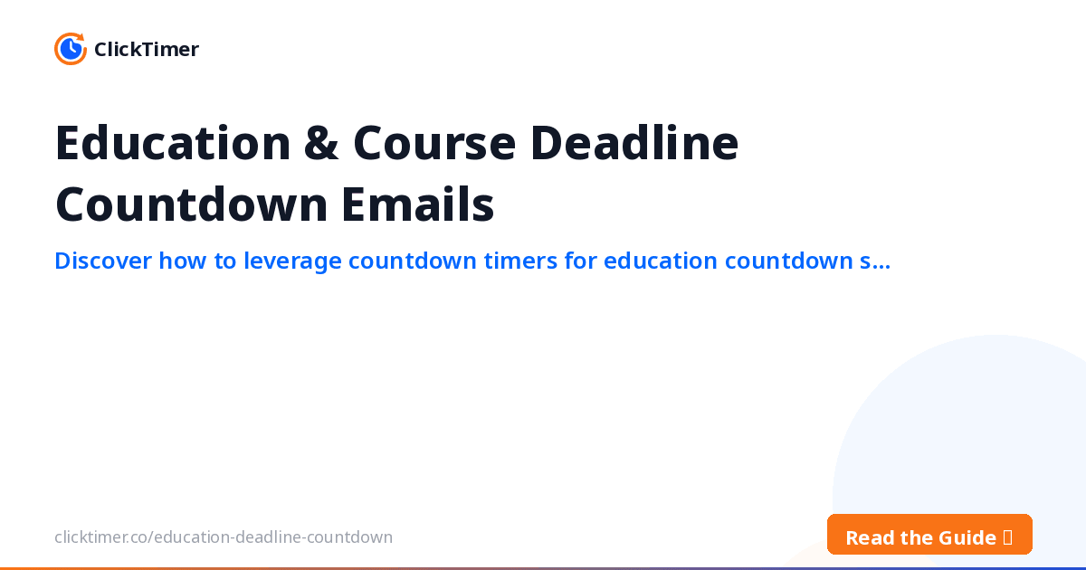 E-mails de date limite pour l'éducation et les formations