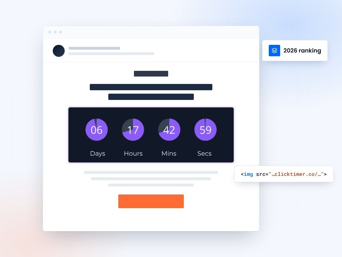 Best Email Countdown Timers in 2026 (Ranked)