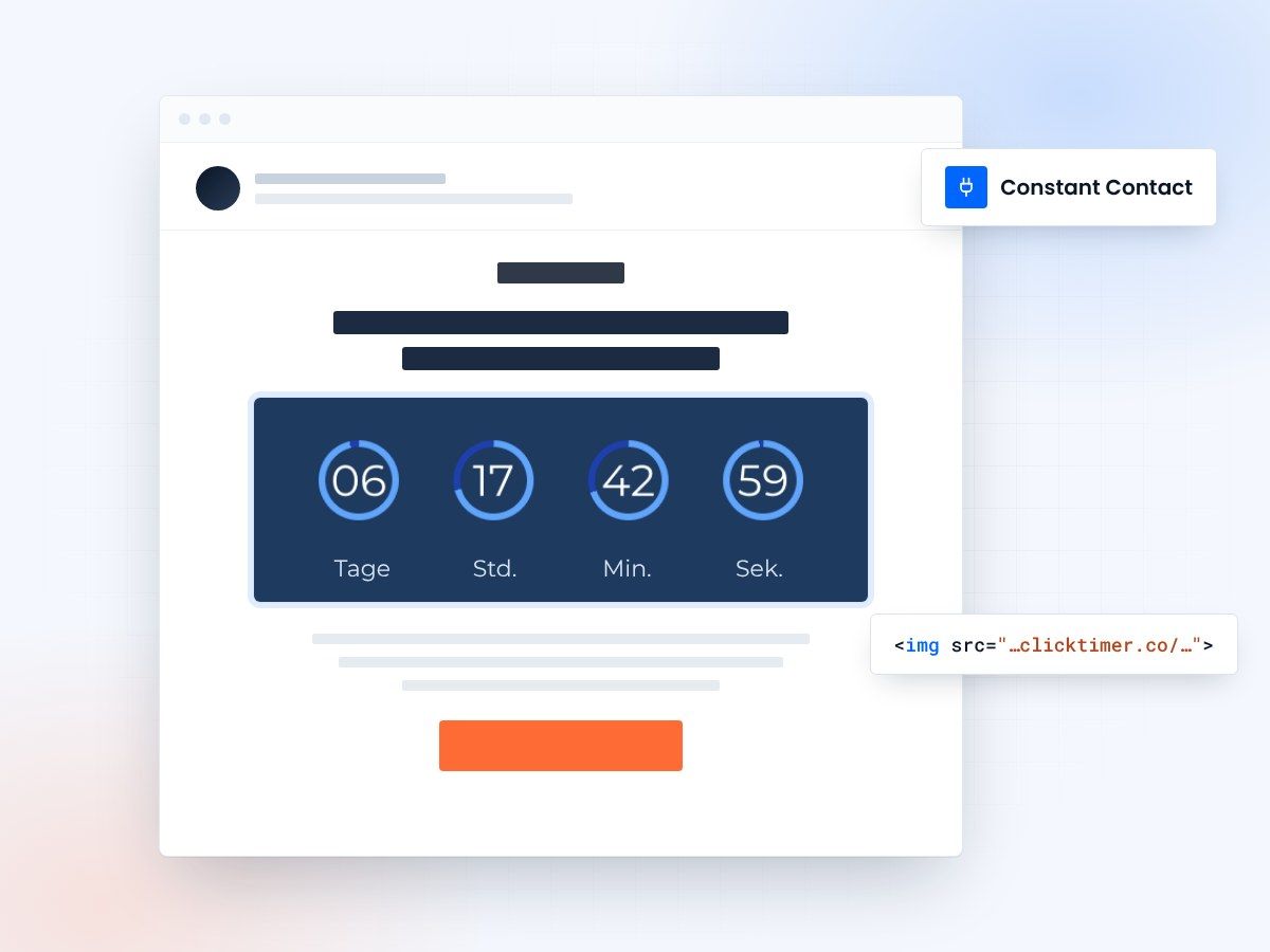 Dynamische Countdown-Timer für Constant Contact