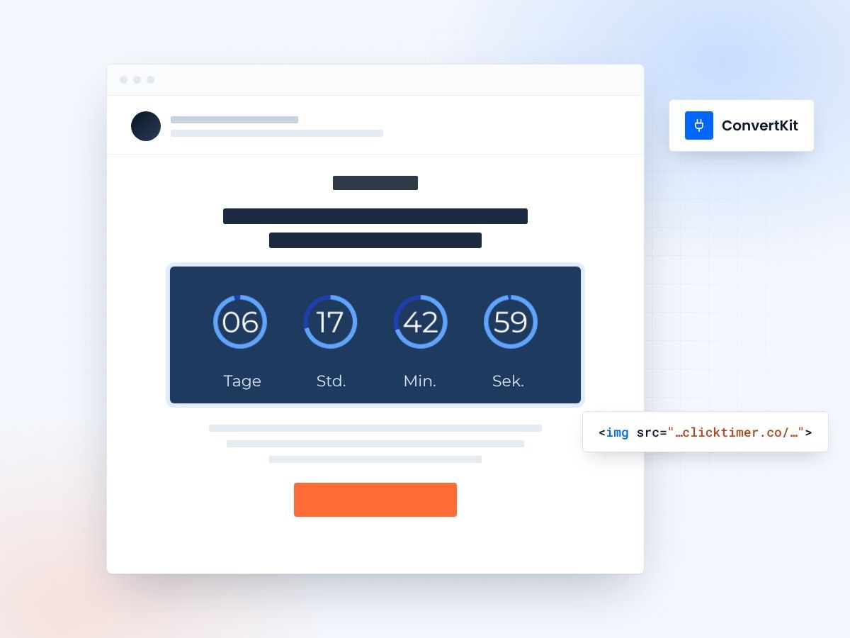 Dynamische Countdown-Timer für ConvertKit