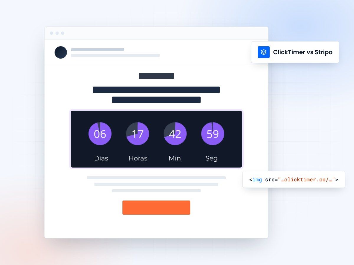 La mejor alternativa a Stripo para cuentas atrás en email