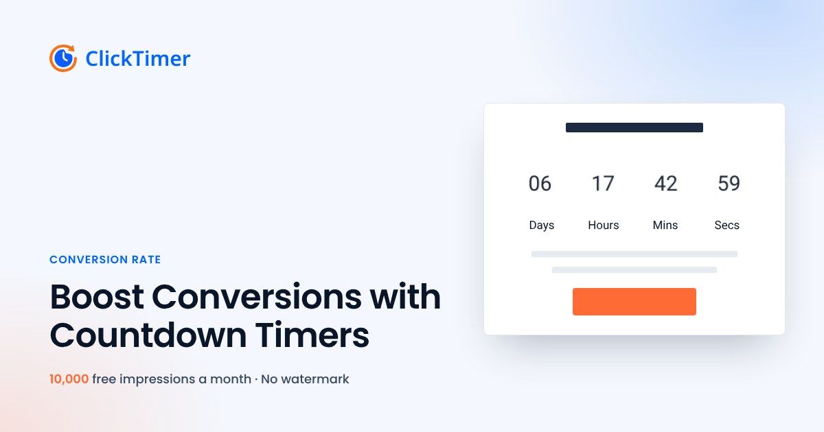 How Countdown Timers Increase Email Conversions