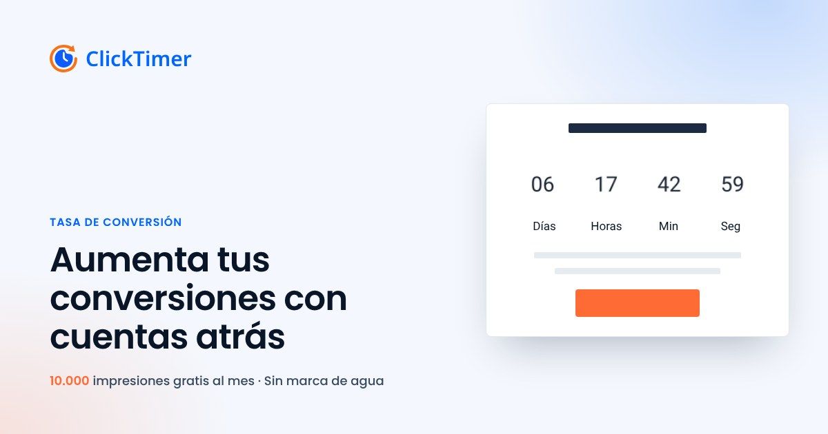 Cómo aumentan las cuentas atrás las conversiones del email