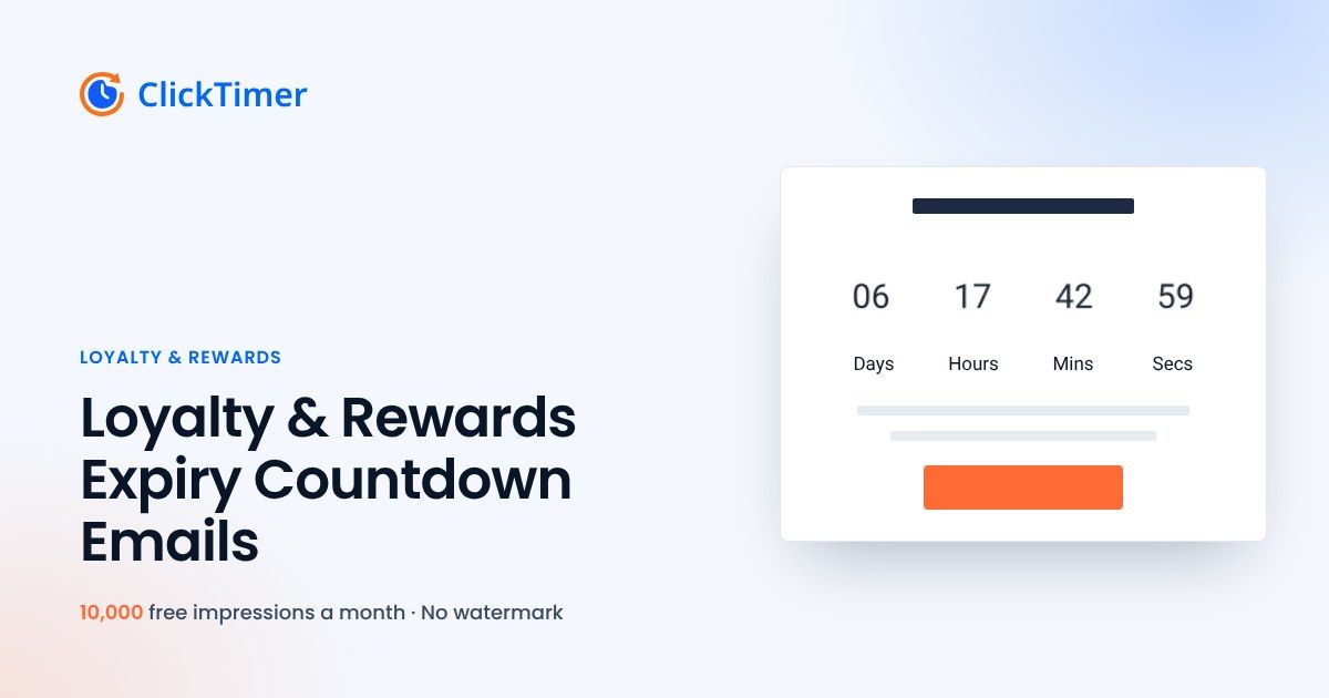 Loyalty & Rewards Expiry Countdown Emails