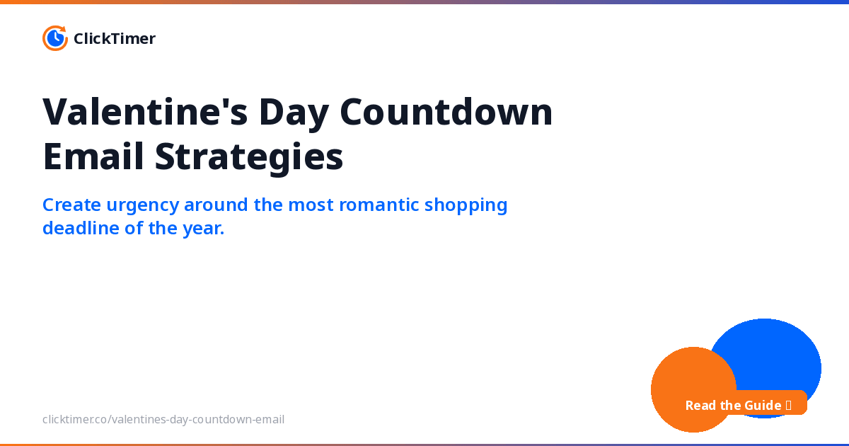 Stratégies e-mail de la Saint-Valentin avec compte à rebours